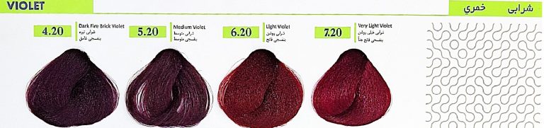 رنگ مو سوبارو Subaru سری شرابی Violet