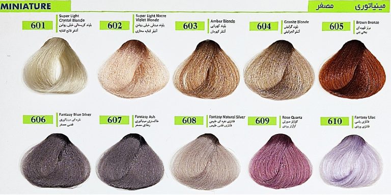 رنگ مو سوبارو Subaru سری مینیاتوری Miniature