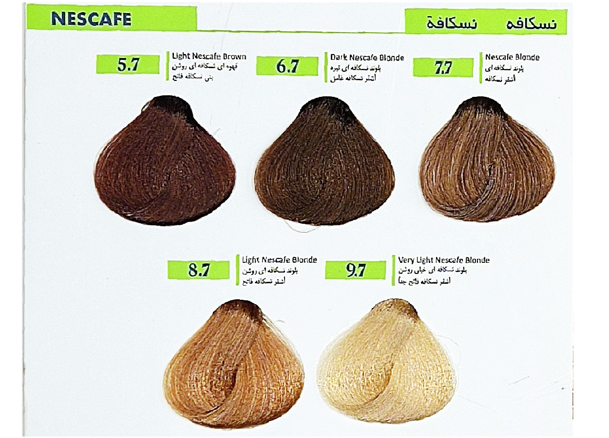 رنگ مو سوبارو سری نسکافه ای